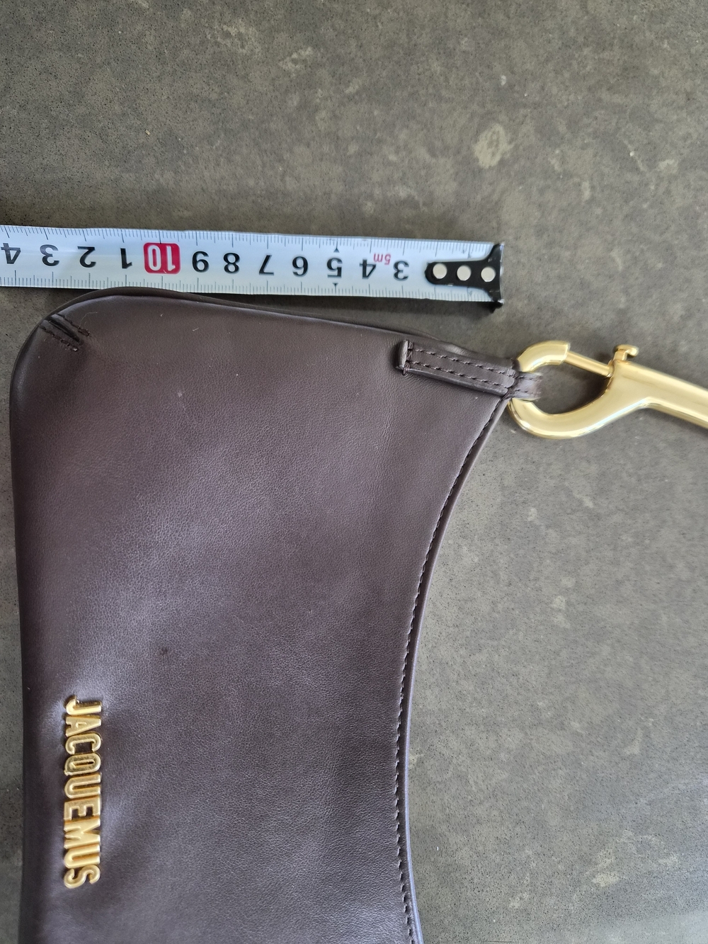 Jacquemus Purple Leathers Shoulder Bag with Gold Handle - Picture 7 of 8